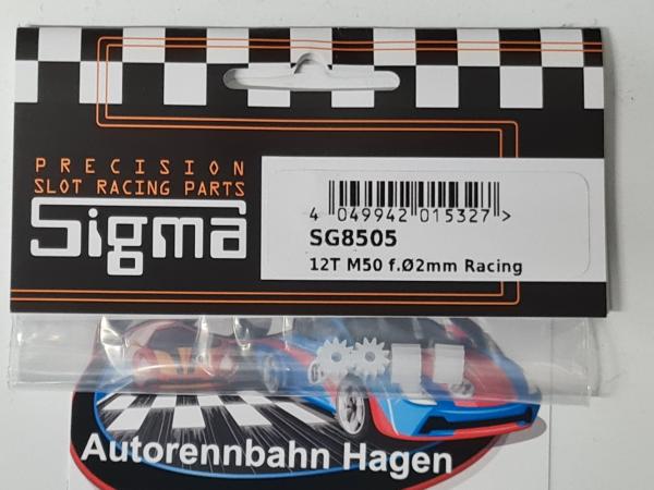 12 Zähne M50 für 2 mm  Racing Kunstoff  ( 4 Stück ) Sigma SG8505